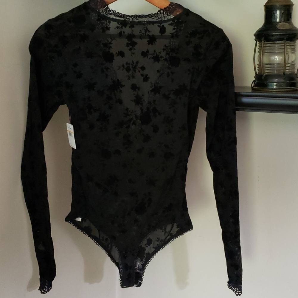 **HP**Nwt Free People Babes in Bandeaus Longsleeve Bodysuit - Picture 8 of 11